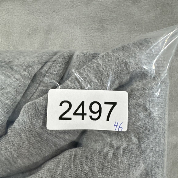 Vintage 90s Wilson Sweatshirt Mens L Sweater Fleece Jogging Made in USA Gray - Picture 10 of 10